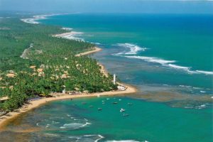 Luftaufnahme von Praia do Forte, Bahia