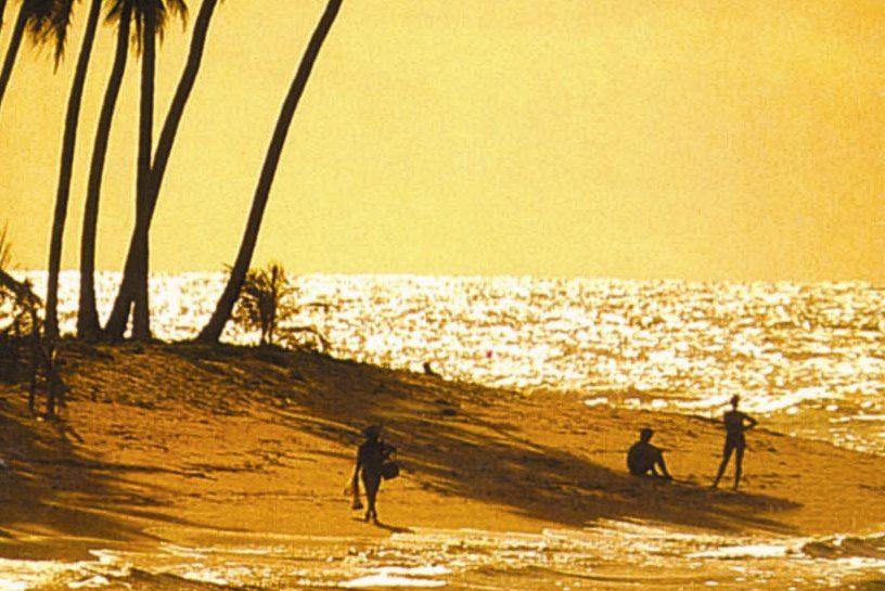 Sonnenuntergang in Praia do Forte, Bahia